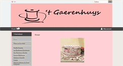 Desktop Screenshot of gaerenhuys.be
